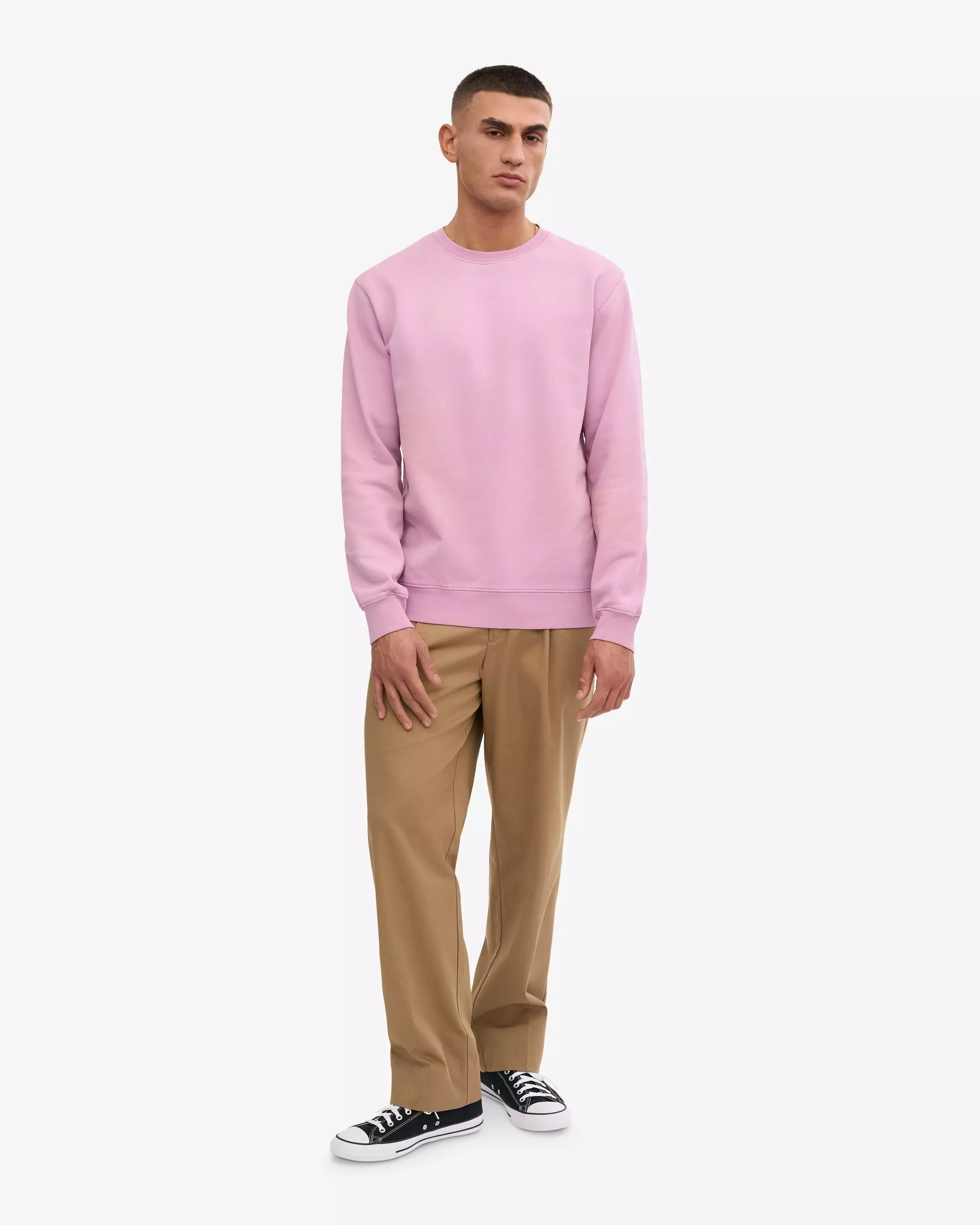 Colorful Standard Classic Organic Crew Sweatshirt Herren Cherry Blossom